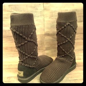 UGG Classic Argyle Sweater Knit Boots